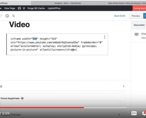 How Can I Embed a YouTube Video to WordPress